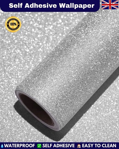 Silver glitter vinyl - glitter, wrap