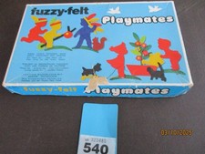 Vintage Fuzzy Felt 'Playmates' 1964 Alan Industries.