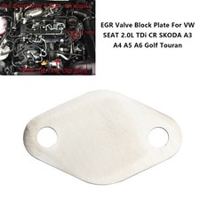 EGR Valve Deleted Plate For VW SEAT 2.0L TDi CR SKODA A3 A4 A5 A6 Golf Touran