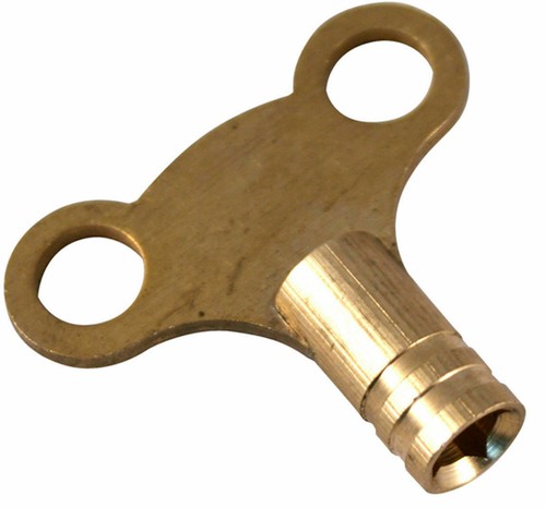 Radiator key winged brass - radiator,