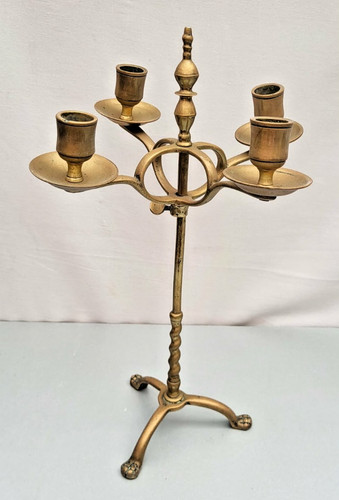 Antique victorian brass rise - antique, &