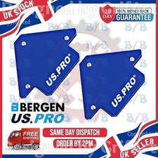 TWO 25LB STRONG HOLD WELDING MAGNETS 90 DEGREES ANGLE CORNER WELDER SOLDERING