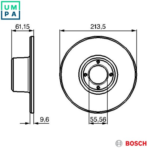 Brake disc 986 - 2x, 478