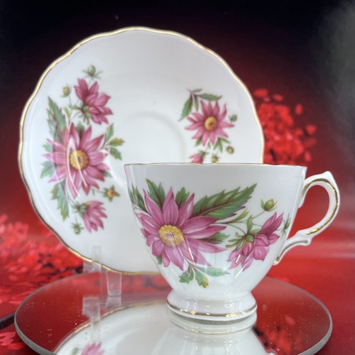 Royal vale pink flowers bone - royal,
