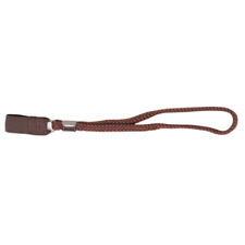 BROWN BRAIDED WRIST STRAP FOR