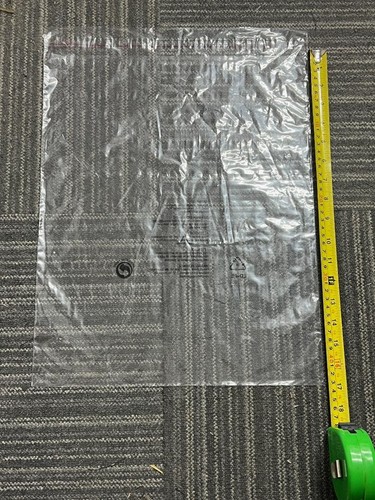 Clear cello display bags self - clear,