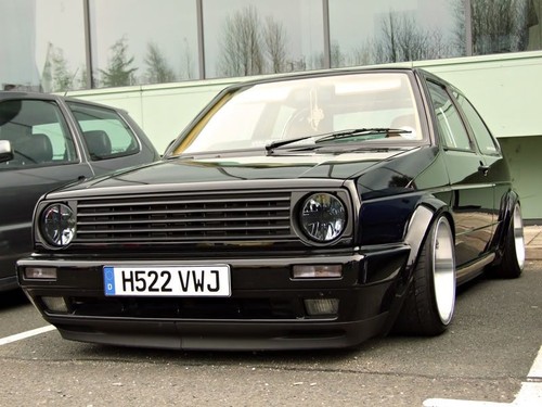 Black smoked chrome headlights - smoked,