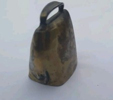 Vintage Rustic Brass Goat Bell Guernsey Original