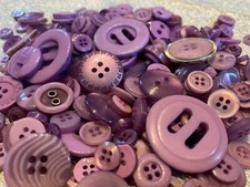 Buttons Job Lot RED BLUE