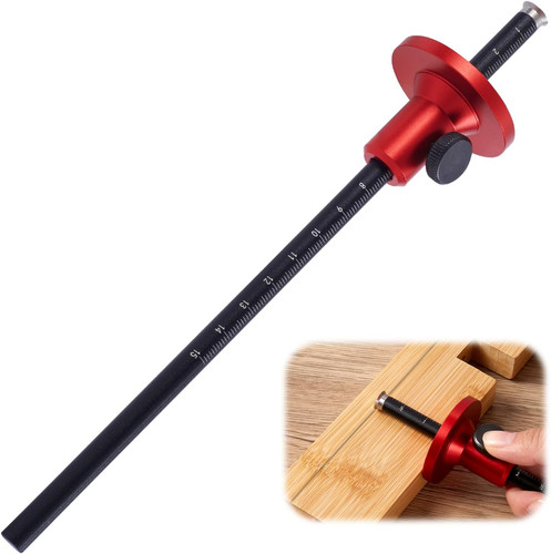 Wheel marking gauge with - marking,