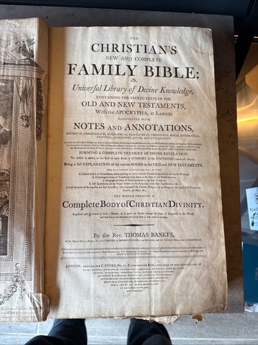 Antique large 1805 - 1805, bible