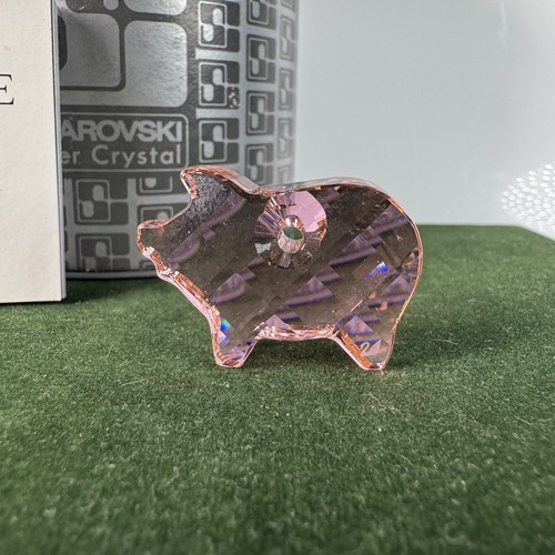 Swarovski crystal pig - crystal, figurine