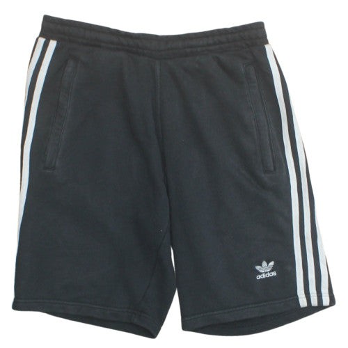 Adidas mens black sweat shorts - mens,