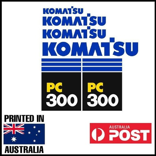 Komatsu pc300 decals sticker - komatsu,