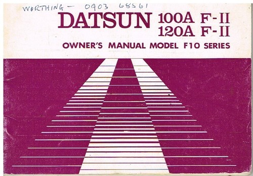 Datsun f10 series 100a - 100a, &