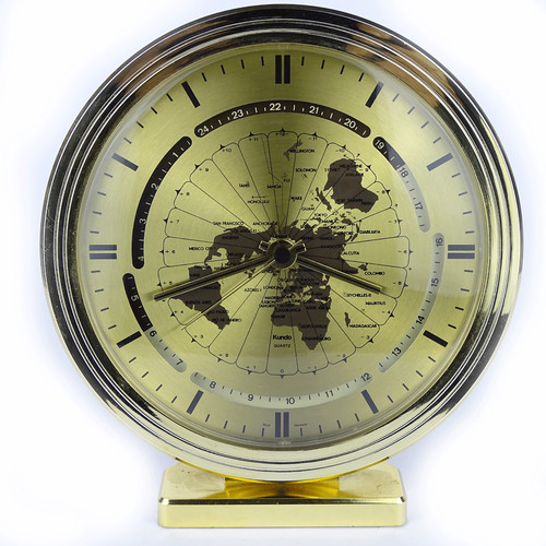 Vintage kundo world time table - world,
