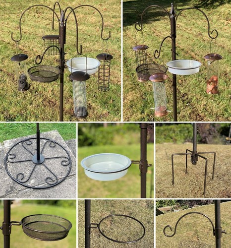 Bird feeding station stand - bird,