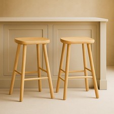 Farmhouse Bar Stool Natural
