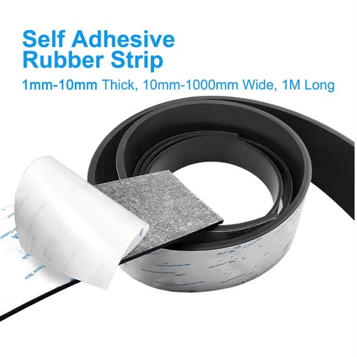 Rubber strip adhesive backed - strip,
