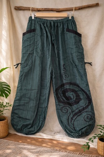 Men cotton baggy harem - men's,