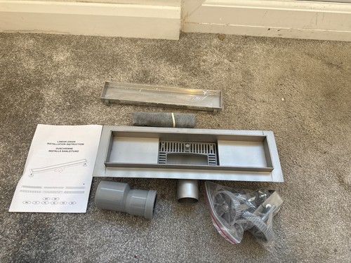 Linear shower drain stainless - linear,
