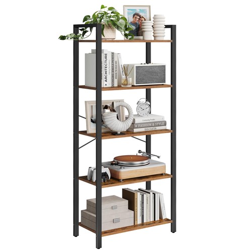 Tier bookshelf bookcase - 5-tier,