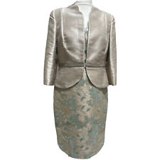 Sonia Pena Couture Mother of Bride/Groom Jacket /Dress Outfit Size U.K. 14 US 12