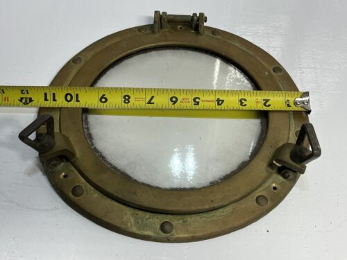 Antique brass finish glass - brass,