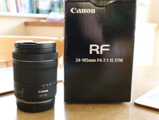 Canon RF 24-105mm f/4-7.1 IS STM Standard  Zoom Lens in Mint condition