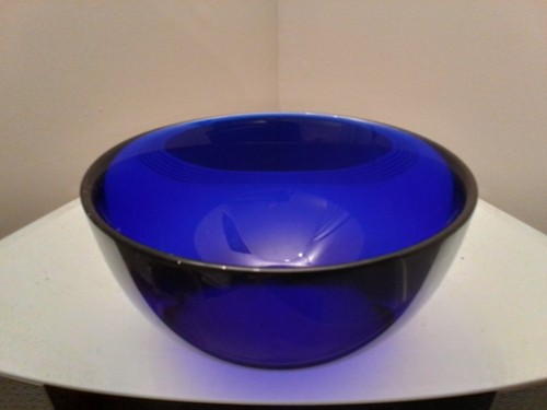 Vintage bristol blue glass - blue,