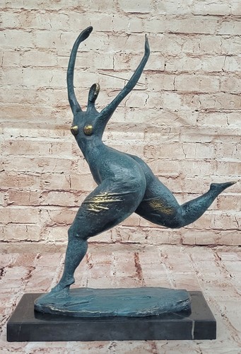 Art deco bronze ballerina - deco,