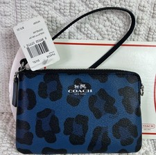 COACH VTG NEW Tags Blue Black