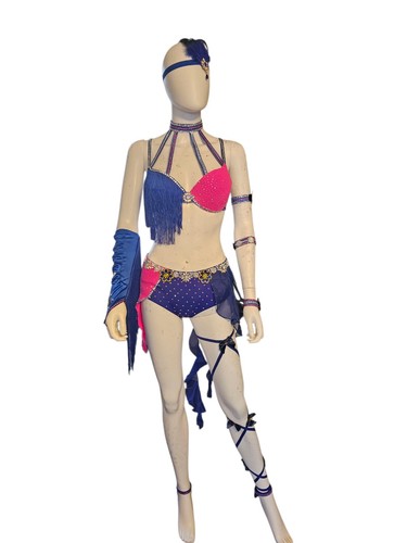 Royal blue and pink freestyle - pink,