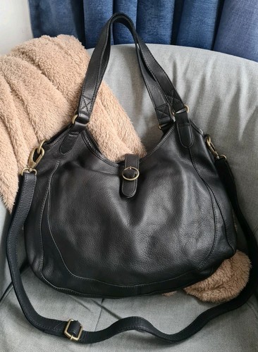 Fat face leather - hobo, slouchy