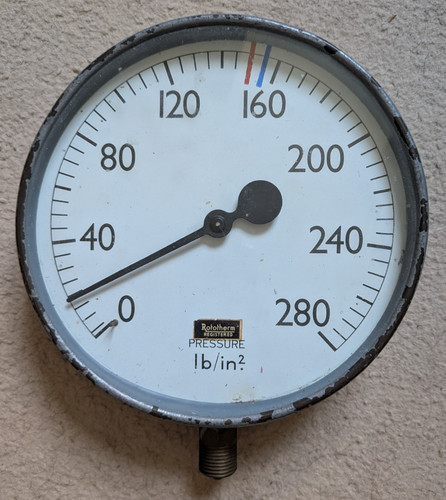 Large rototherm pressure - rototherm, gauge