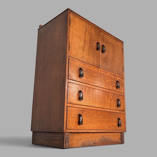 Arts crafts oak pantry - oak,