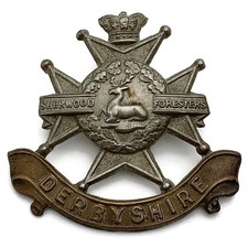 VICTORIAN Derbyshire Regiment