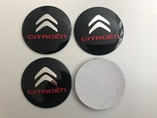 4x Citroen Wheel Centre Cap Sticker Brand New 56mm Hub Stickers Word Text Style