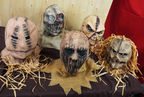 Halloween scarecrow mask - halloween,