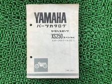 XS250 Special Parts List, 1st