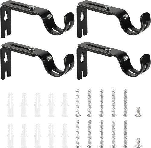 Pcs curtain pole brackets - 4,
