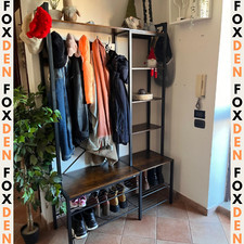 Large Rustic Hall Tree Coat