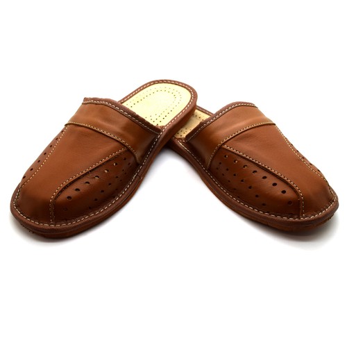 Mens leather slippers - mens, shoes