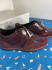 Geox Respira Womens Burgundy
