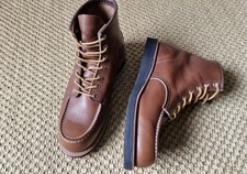 red wing moc toe boots 8.5 uk