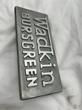 Wadkin Badge Cast Alloy