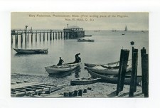 Provincetown MA postcard, Dory