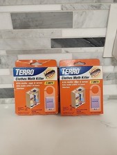 2 Boxes TERRO Clothes Moth