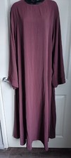 Plum pink Abaya size XL