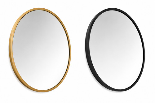 Modern round framed wall - round,